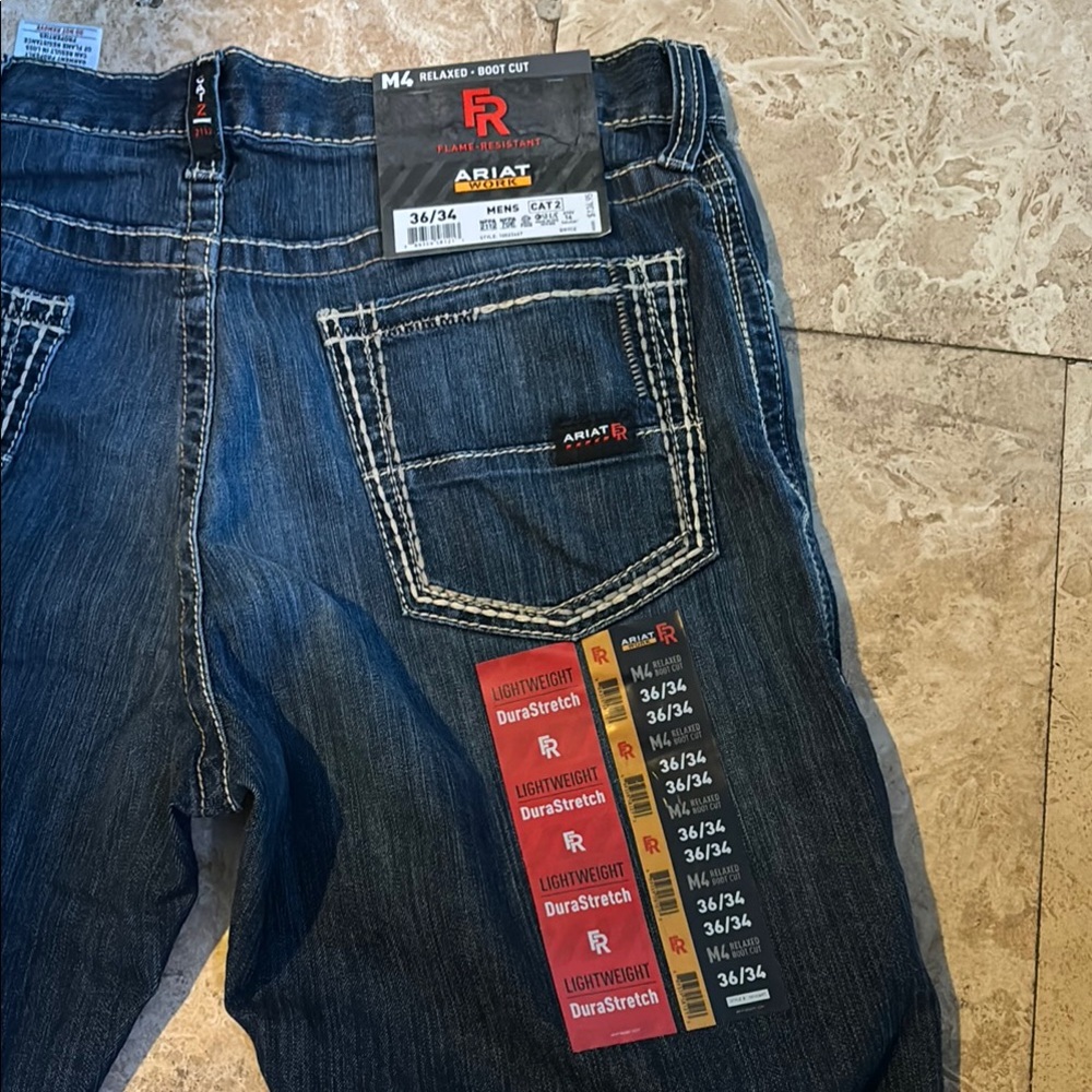 Ariat Men's M4 Relaxed Boot Cut Jeans - Dark Wash